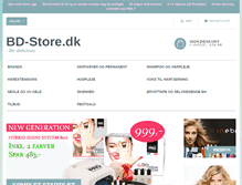 Tablet Screenshot of bd-store.dk